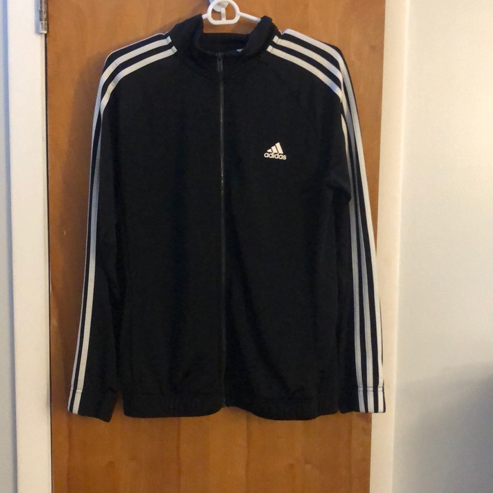 Adidas athletic zip up jacket